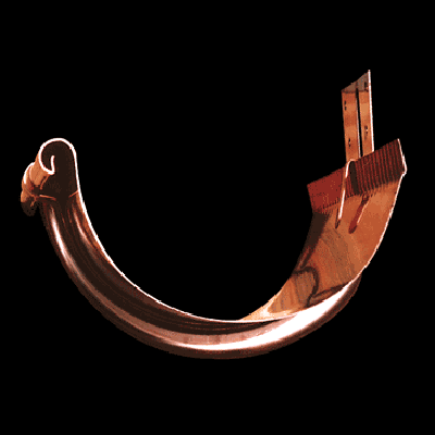 Scroll bead gutter bracket