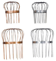 Copper round downspout sample