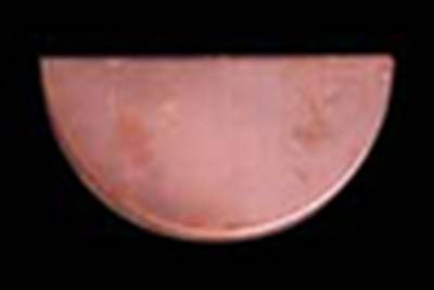 Round profile end caps