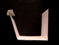 6 inch angle front gutter profile