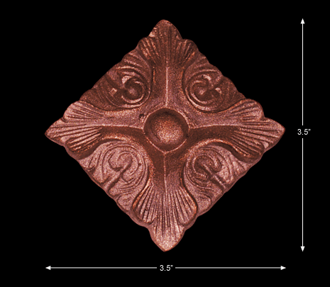 Copper casting for leader head